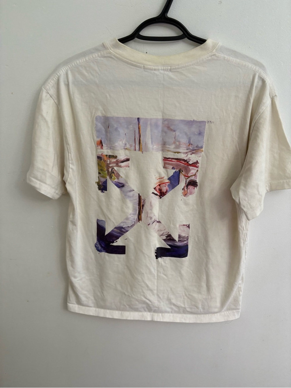 Hurst Atton Off-White Men’s Cream Short-Sleeve Graphic Tee medium